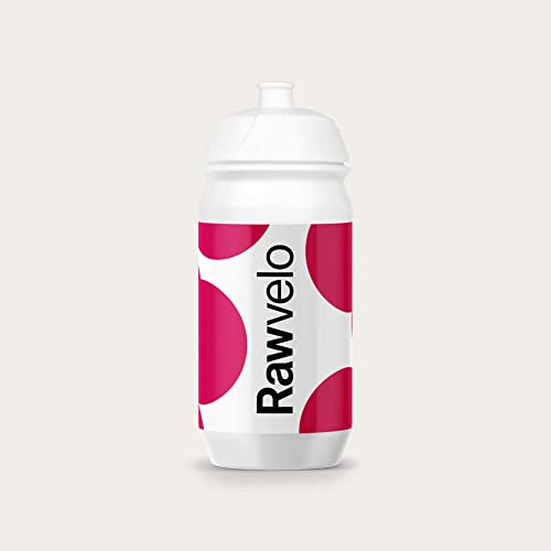 Rawvelo Tacx Shiva 500ml WATER BOTTLE - BPA Free Reusable Sports Cycling Water Bottle with Squeezy Bidon, Screw-on Cap & Leakproof Pull Lid