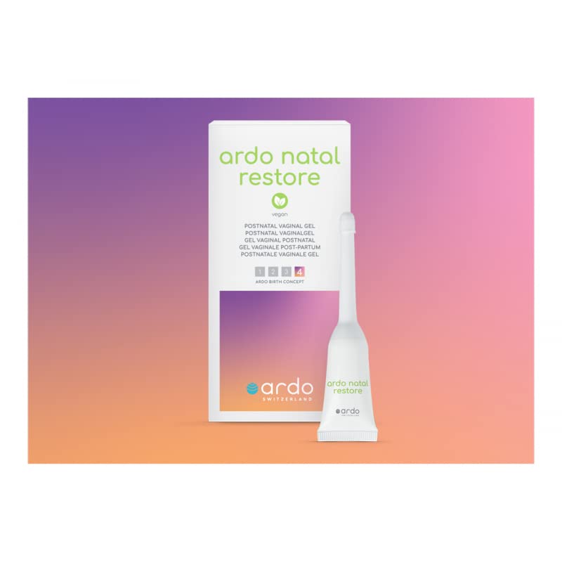 Ardo Natal Restore Vaginal Gels. Vegan Postpartum Relief Gels. Helps Prevent Infection. (7 Pack)