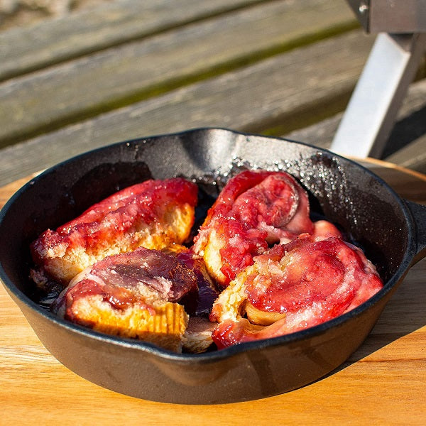 Alfresco Chef 10 Inch Cast Iron Pan For Frying